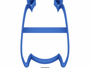 bat 2 cookie cutter for professional 3D printmodel