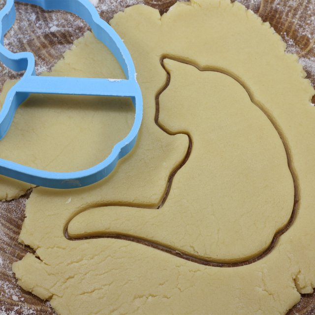 cat 2 cookie cutter for professional 3D Druckmodell .c4d .max .obj .3ds .fbx .stl .blend