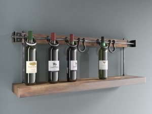 loft wine rack 3D Model