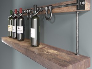 loft wine rack 3D Model