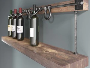 loft wine rack 3D Model