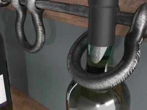 loft wine rack 3D Model