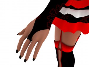 Santa girl 3D 모델