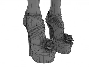 Santa girl 3D 모델