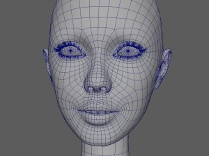 Santa girl 3D 모델