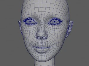 Santa girl 3D Model
