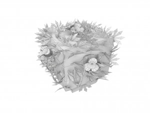 bushesflowers Modèle 3D
