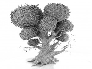 oak 3D Model