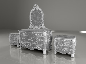 furniture set 3D 模型
