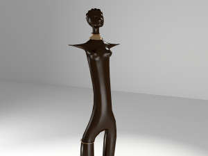 statuette african 3D Model