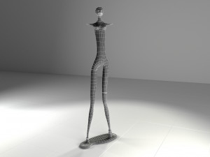 statuette african 3D Model