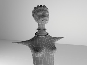 statuette african 3D Model