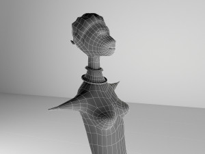 statuette african 3D Model
