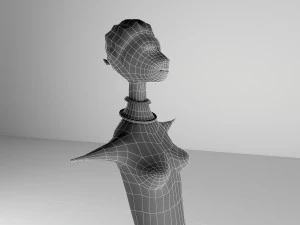 statuette african 3D Model