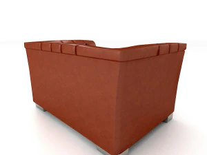of leather armchairs 3D Model