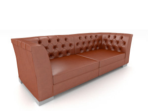 leather sofa 3D Модель