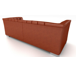 leather sofa 3D Модель