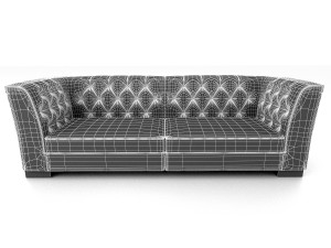 leather sofa 3D Модель