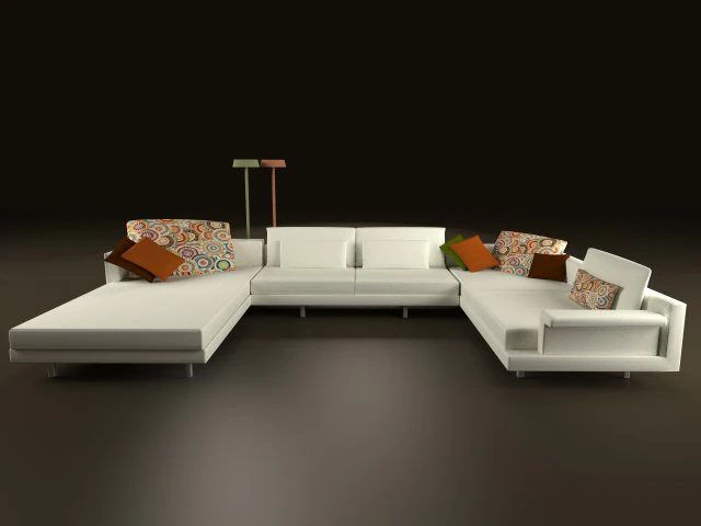 sofa 3D Model .c4d .max .obj .3ds .fbx .stl .blend