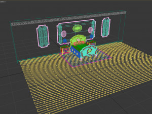 bed 89 Model 3D