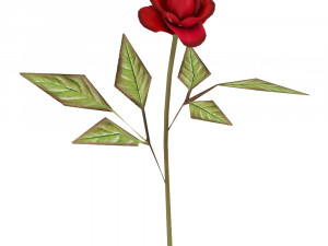 low poly rose 3D Модель