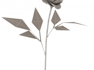 low poly rose 3D Модель