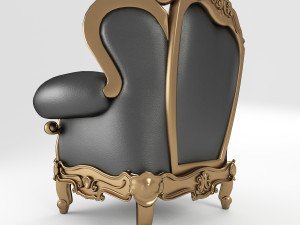 luxuryarmchair158 3D Модель