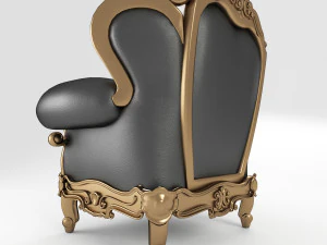 luxuryarmchair158 3D Model