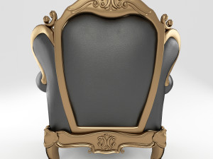 luxuryarmchair158 3D Модель