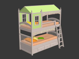 childrensbed49 3D Model