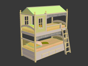 childrensbed49 3D मॉडल