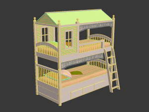 childrensbed49 3D Model