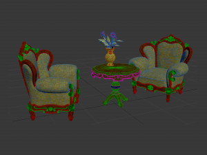 luxuryset162 3D Модель