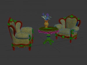 luxuryset162 3D Model