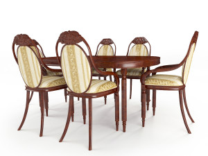 tablechairsset148 3D Model