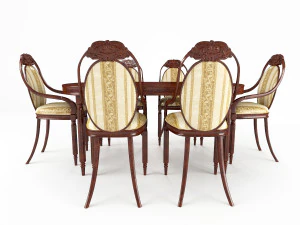 tablechairsset148 3D Model