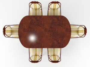 tablechairsset148 3D 模型