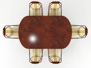 tablechairsset148 3D Model