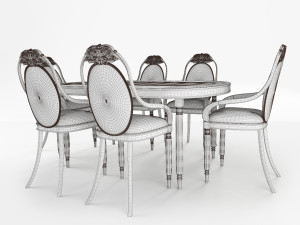 tablechairsset148 3D 模型