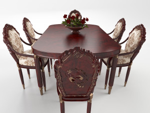 tablechairsset155 3D Model