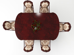 tablechairsset155 3D मॉडल