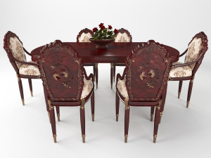 tablechairsset155 3D मॉडल