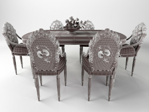 tablechairsset155 3D मॉडल