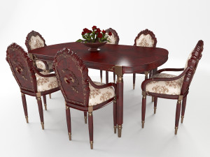 tablechairsset155 3D मॉडल