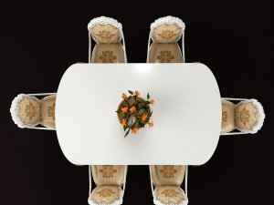 tablechairsset156 3D 모델