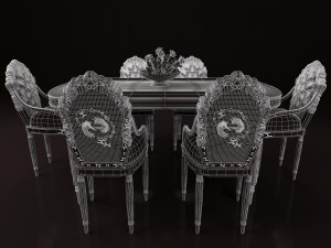 tablechairsset156 3D 모델
