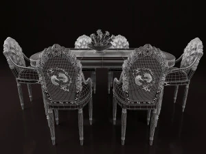 tablechairsset156 3D Model