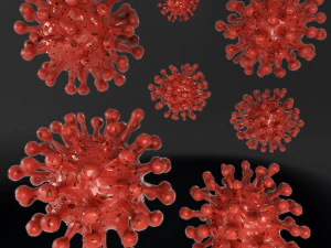 coronavirus covid-19 3D Model