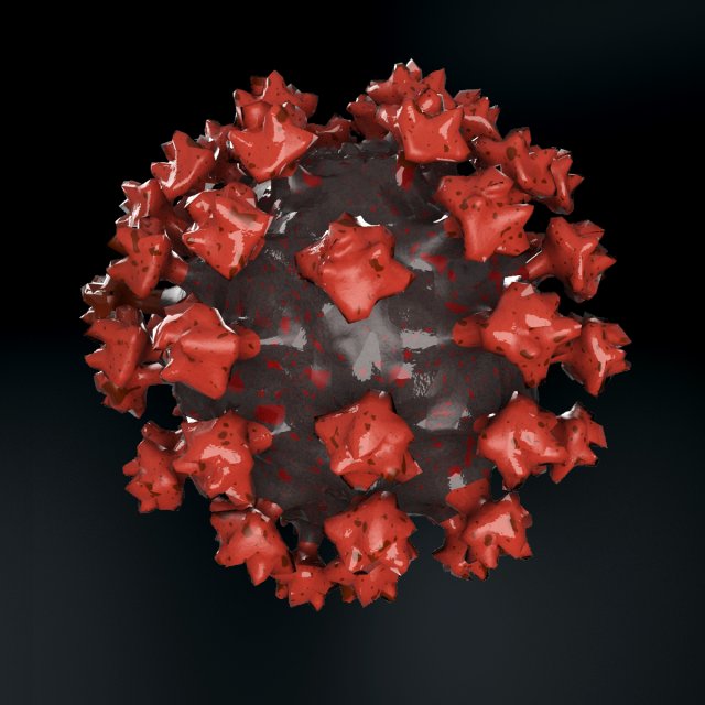 coronavirus covid-19 Modelo 3D .c4d .max .obj .3ds .fbx .stl .blend 