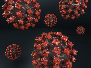 coronavirus covid-19 Modelo 3D